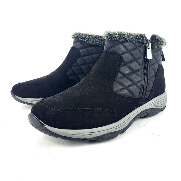 Easy Spirit Sevance Womens Faux Fur Ankle Boot Size 9 M - Picture 1 of 9